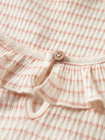 LIL ATELIER Flæsekrave Bluse Osophia Cameo Rose